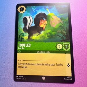 tootles [peter pan] - 76/204 (common) — lorcana: azurite sea